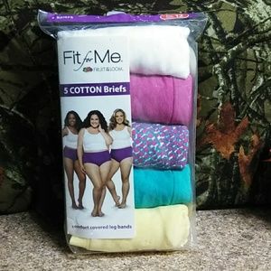 Women's 5-pack size 12 cotton brief panties